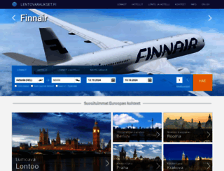 lentovaraukset.fi screenshot