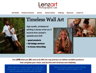 lenzart.com screenshot
