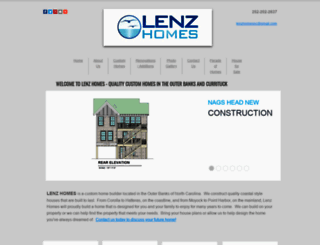 lenzhomes.com screenshot