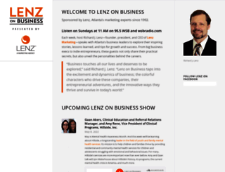lenzonbusiness.com screenshot