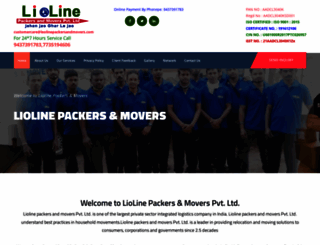 leolinepackersandmovers.com screenshot