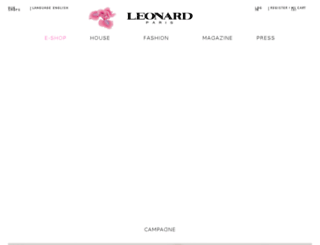 leonard-paris.com screenshot