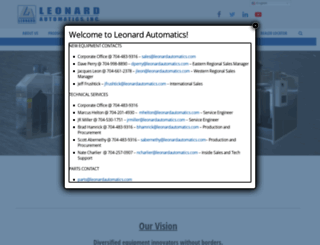 leonardautomatics.com screenshot