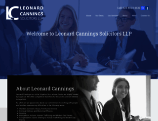 leonardcannings.co.uk screenshot