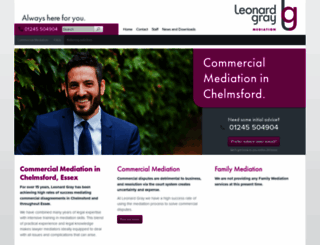 leonardgraymediation.co.uk screenshot