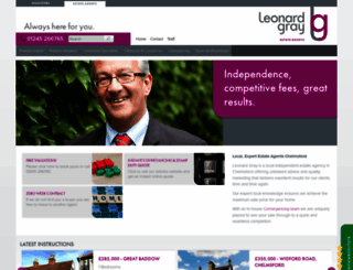 leonardgrayproperty.co.uk screenshot