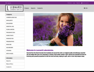 leonardi.com.au screenshot