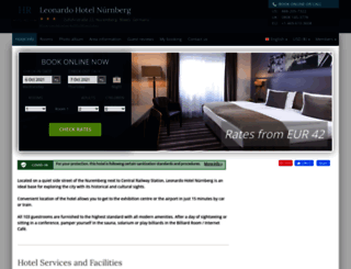 leonardo-nurnberg.hotel-rez.com screenshot