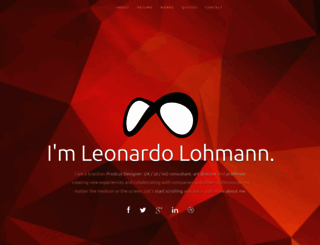 leonardolohmann.com.br screenshot