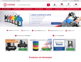 leone.equipamentos.com.br screenshot