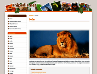 leones.anipedia.net screenshot