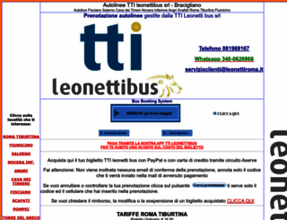 leonettibus.it screenshot