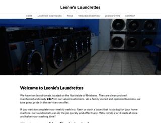 leonieslaundrettes.com screenshot