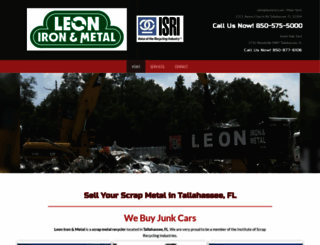 leoniron.com screenshot