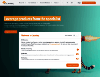 leonteq.com screenshot
