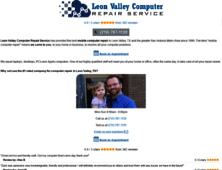 leonvalleycomputerrepair.com screenshot