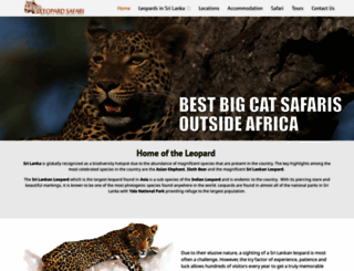 leopardsafari.com screenshot