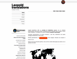 leopoldtranslations.com screenshot