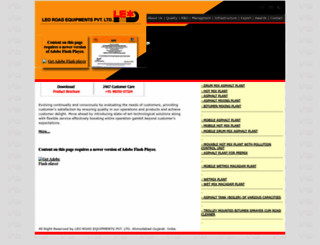 leoroadequipments.com screenshot