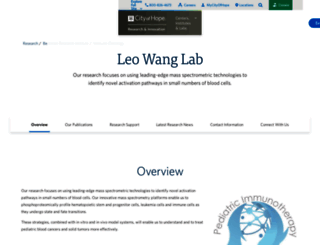 leowanglab.org screenshot