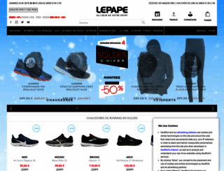 lepape-store.com screenshot