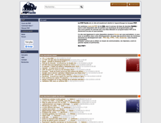 lephpfacile.com screenshot