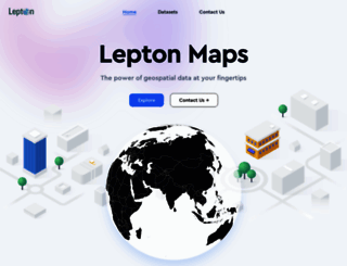 leptonmaps.com screenshot