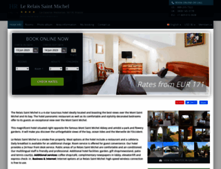 lerelais-saint-michel.hotel-rez.com screenshot