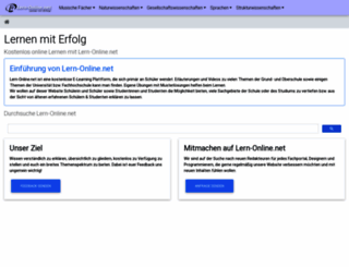 lern-online.net screenshot