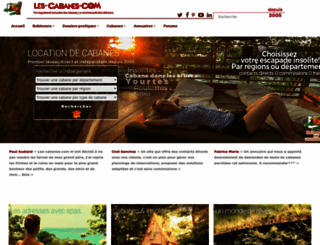 les-cabanes.com screenshot