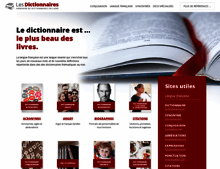 les-dictionnaires.com screenshot
