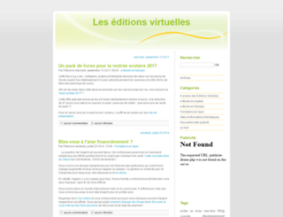 les-editions-virtuelles.fr screenshot