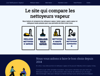 les-nettoyeurs-vapeur.com screenshot