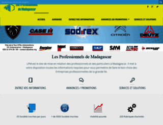 les-professionnels-de-madagascar.com screenshot