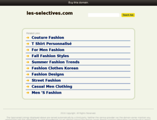 les-selectives.com screenshot