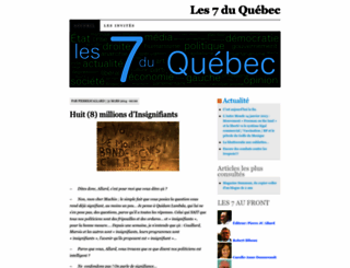les7duquebec.wordpress.com screenshot