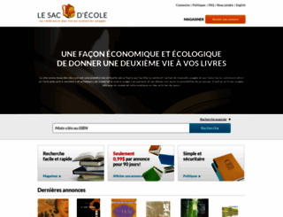 lesacdecole.com screenshot