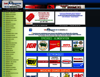lesannoncesdelasemaine.com screenshot