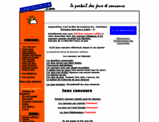 lesconcours.com screenshot