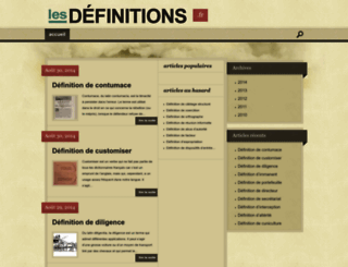 lesdefinitions.fr screenshot