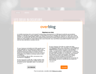 lesdeuxblogueurs.overblog.com screenshot