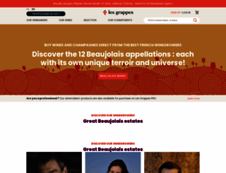 lesgrappes.com screenshot