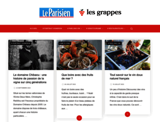 lesgrappes.leparisien.fr screenshot