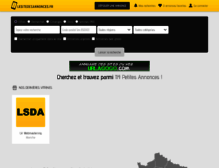 lesitedesannonces.fr screenshot