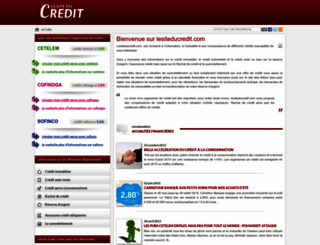 lesiteducredit.com screenshot