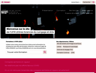 lesla.univ-lyon2.fr screenshot