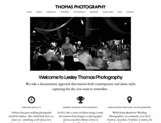 lesleythomasphotography.com screenshot
