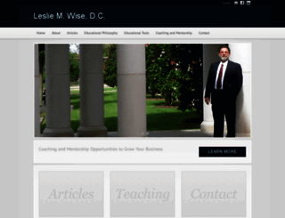 lesliewisedc.com screenshot