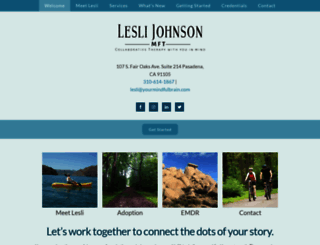 leslijohnson.com screenshot