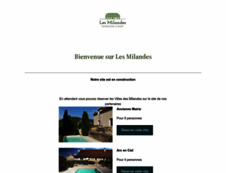 lesmilandes.com screenshot